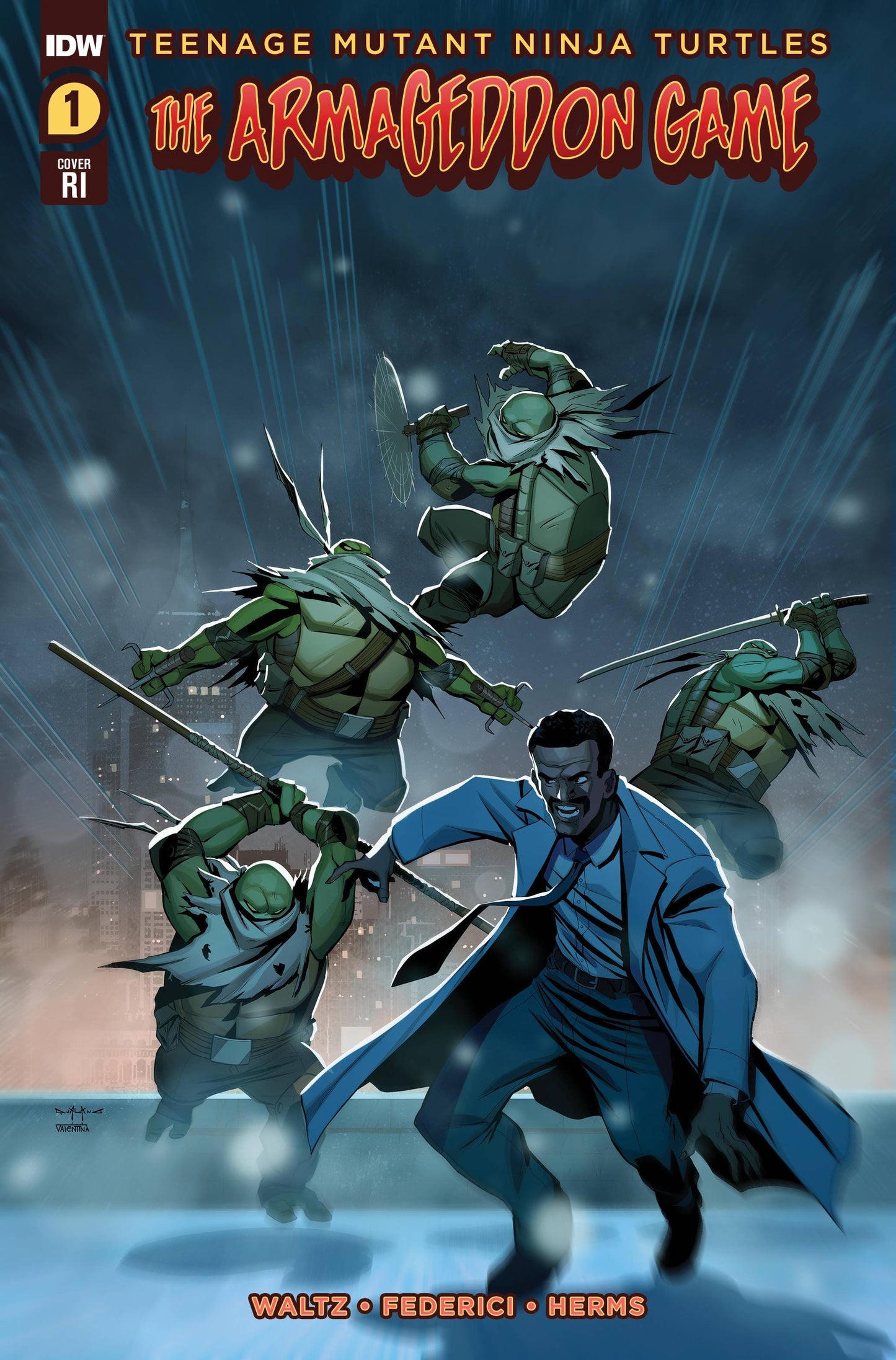 IDW PUBLISHING COMIC BOOKS VF/NM TMNT ARMAGEDDON GAME #1 CVR C VARIANT