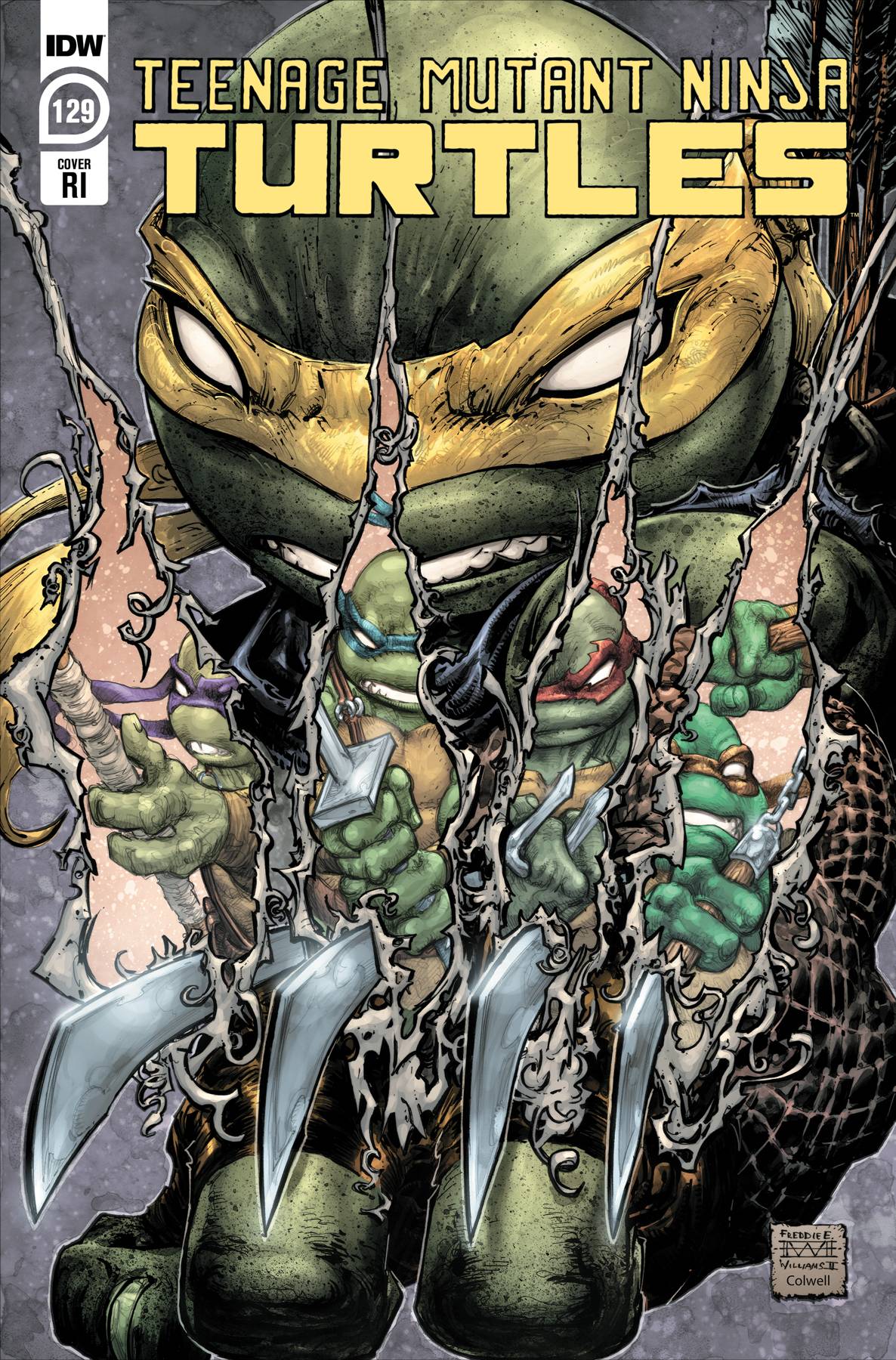 IDW PUBLISHING COMIC BOOKS VF/NM TMNT ONGOING #129 CVR C 10 COPY INCV WILLIAMS