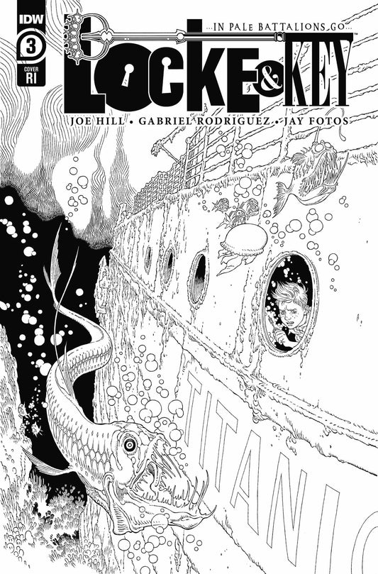 IDW PUBLISHING Comics LOCKE & KEY IN PALE BATTALIONS GO #3 (OF 3) 10 COPY INCV ROD