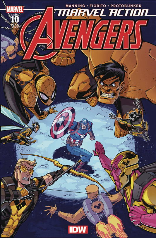 IDW PUBLISHING COMICS MARVEL ACTION AVENGERS #10 2ND PTG