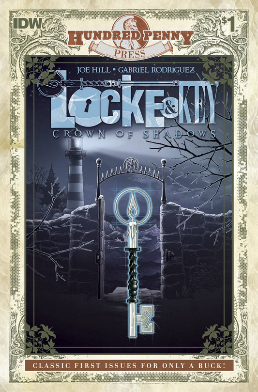 IDW PUBLISHING Comics NM/VF LOCKE & KEY CROWN OF SHADOWS 100 PENNY PRESS ED #1