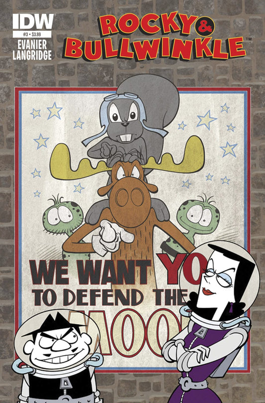 IDW PUBLISHING Comics ROCKY & BULLWINKLE #3 (OF 4)