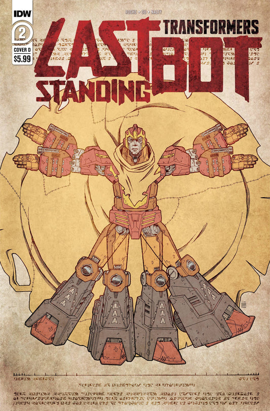 IDW PUBLISHING Comics TRANSFORMERS LAST BOT STANDING #2 CVR D STAFFORD