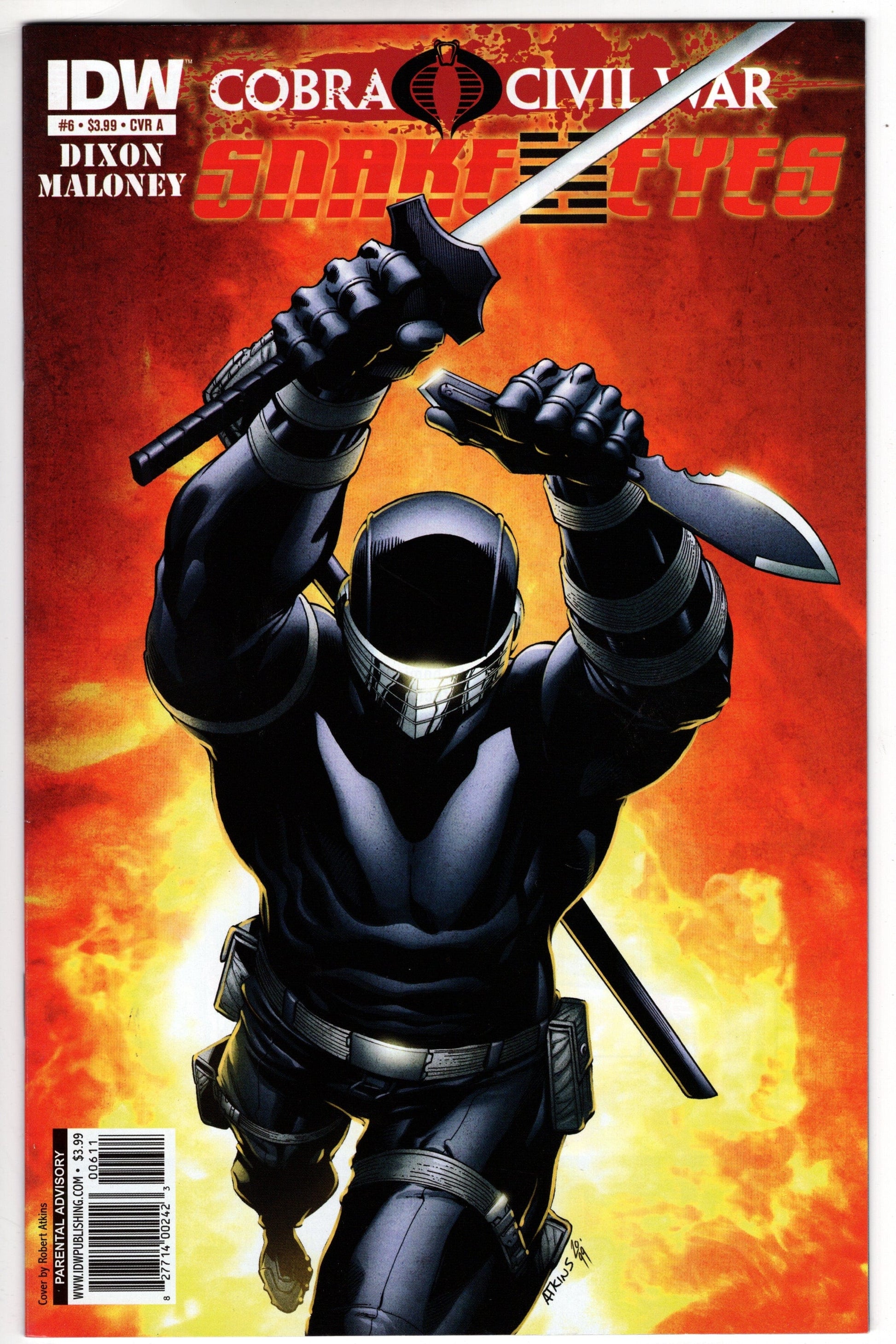 IDW PUBLISHING Comics VF+ SNAKE EYES ONGOING (IDW) #6 CVR A