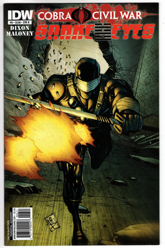 IDW PUBLISHING Comics VF+ SNAKE EYES ONGOING (IDW) #6 CVR B