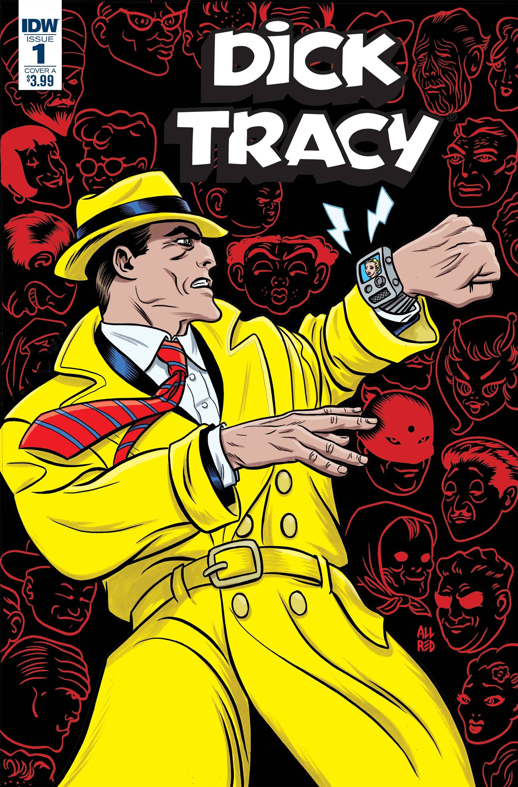 IDW PUBLISHING DICK TRACY DEAD OR ALIVE #1 (OF 4) CVR A ALLRED