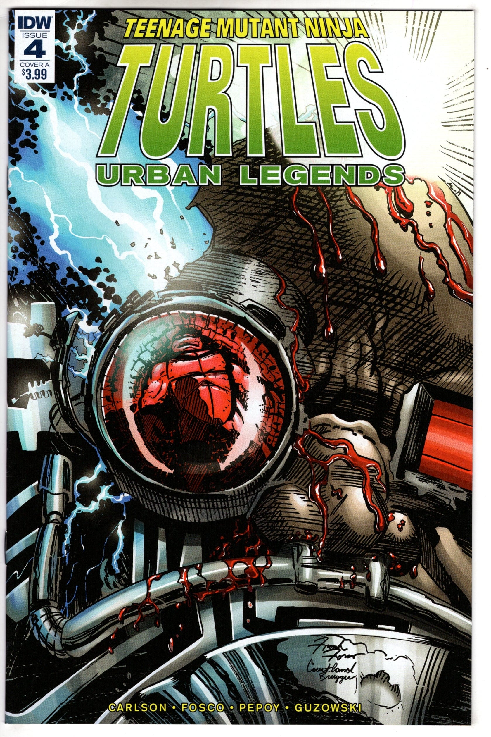 IDW PUBLISHING TMNT URBAN LEGENDS #4 CVR A FOSCO