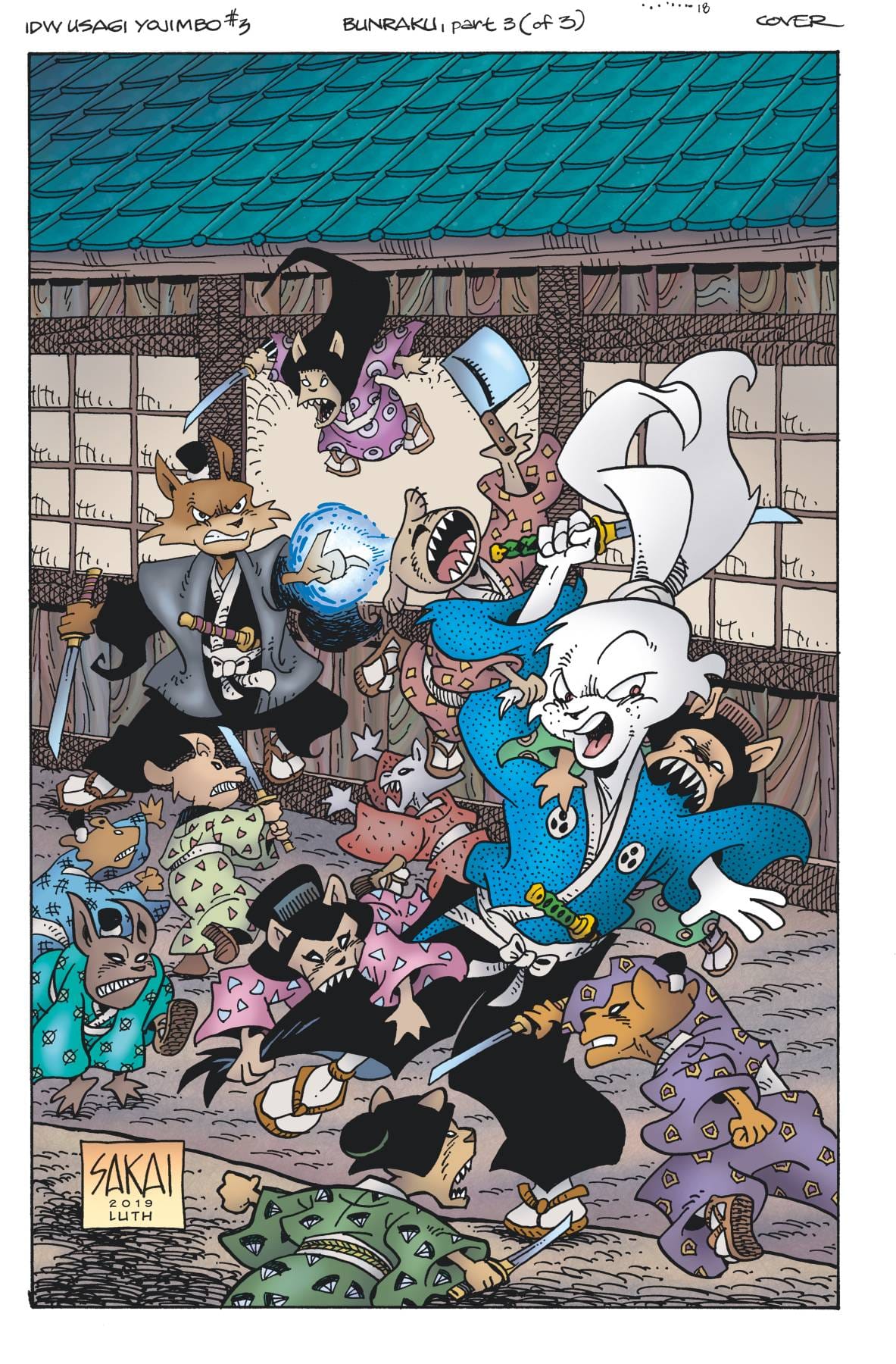 IDW PUBLISHING USAGI YOJIMBO #3 CVR A SAKAI