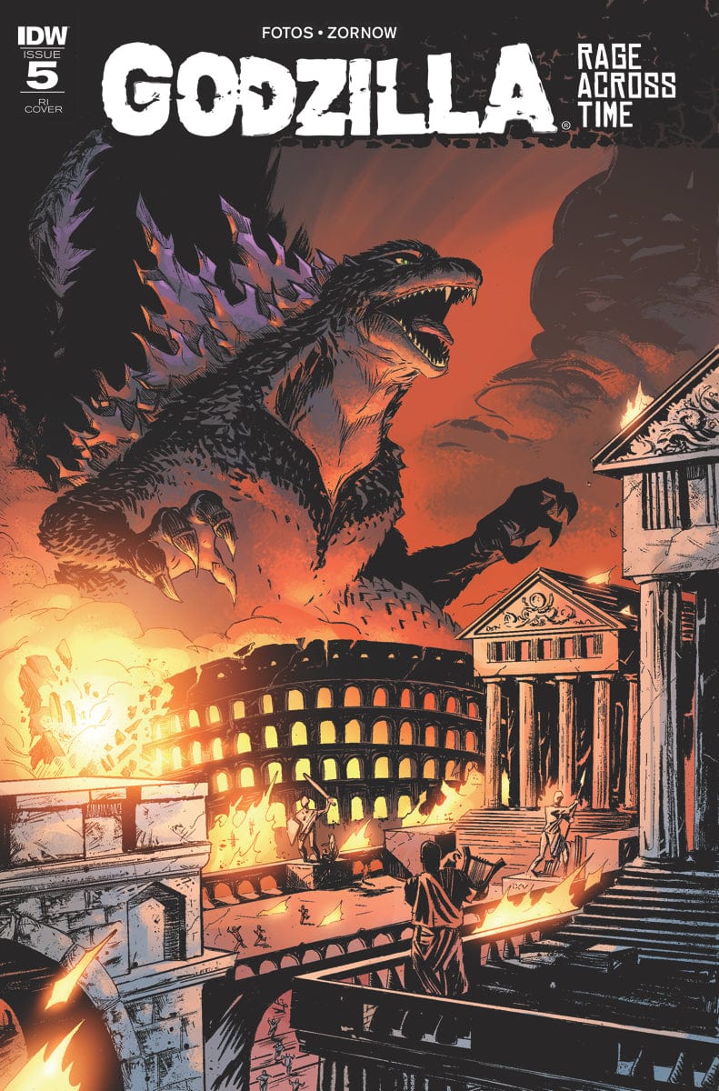 IDW PUBLISHING VARIANT NM GODZILLA RAGE ACROSS TIME #5 (OF 5) VARIANT (Stock Image)
