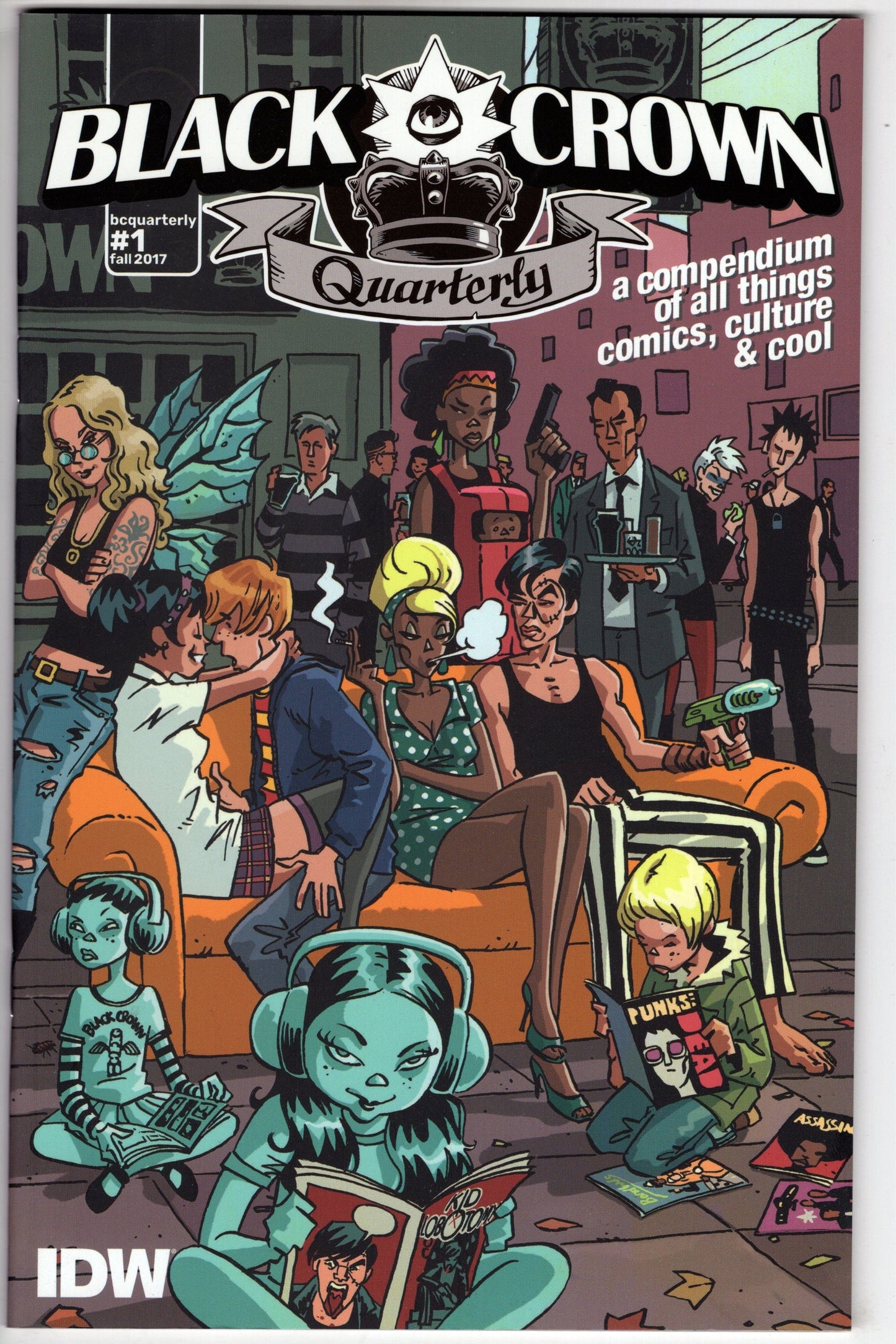 IDW PUBLISHING VF/NM BLACK CROWN QUARTERLY #1 FALL 2017