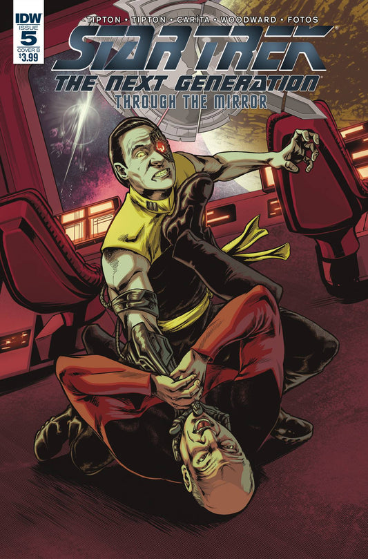 IDW PUBLISHING VF STAR TREK TNG THROUGH THE MIRROR #5 CVR B CARITA (C: 1-0-0)