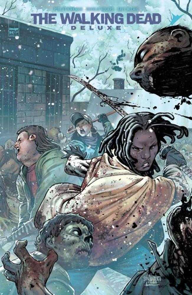 IMAGE COMICS BUY-SELL COMIC BOOK Walking Dead Deluxe #84 Cover C Mateus Santolouco Variant (Mature)
