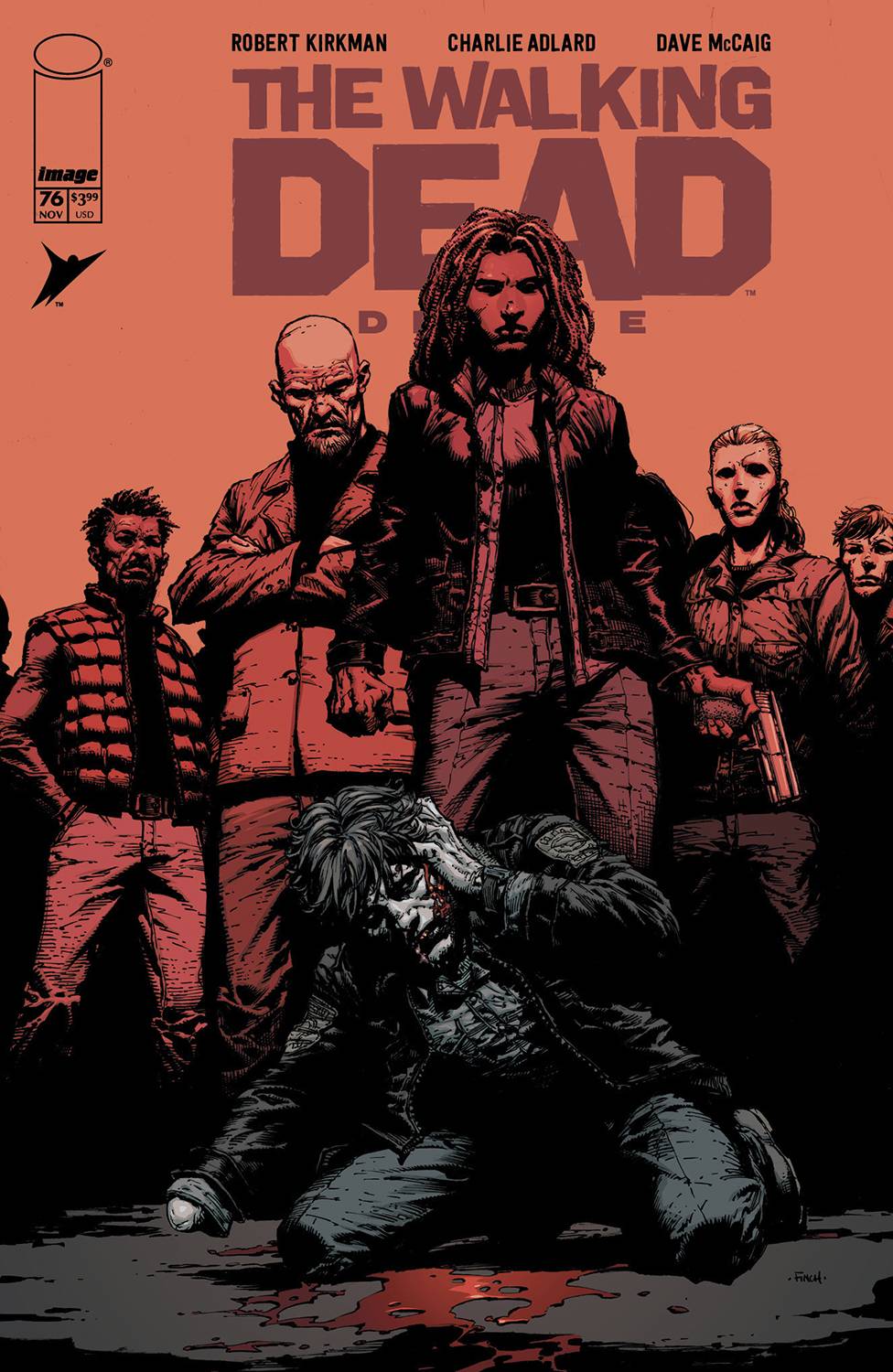 IMAGE COMICS BUY-SELL COMIC BOOK WALKING DEAD DLX #76 CVR A FINCH & MCCAIG (MR)