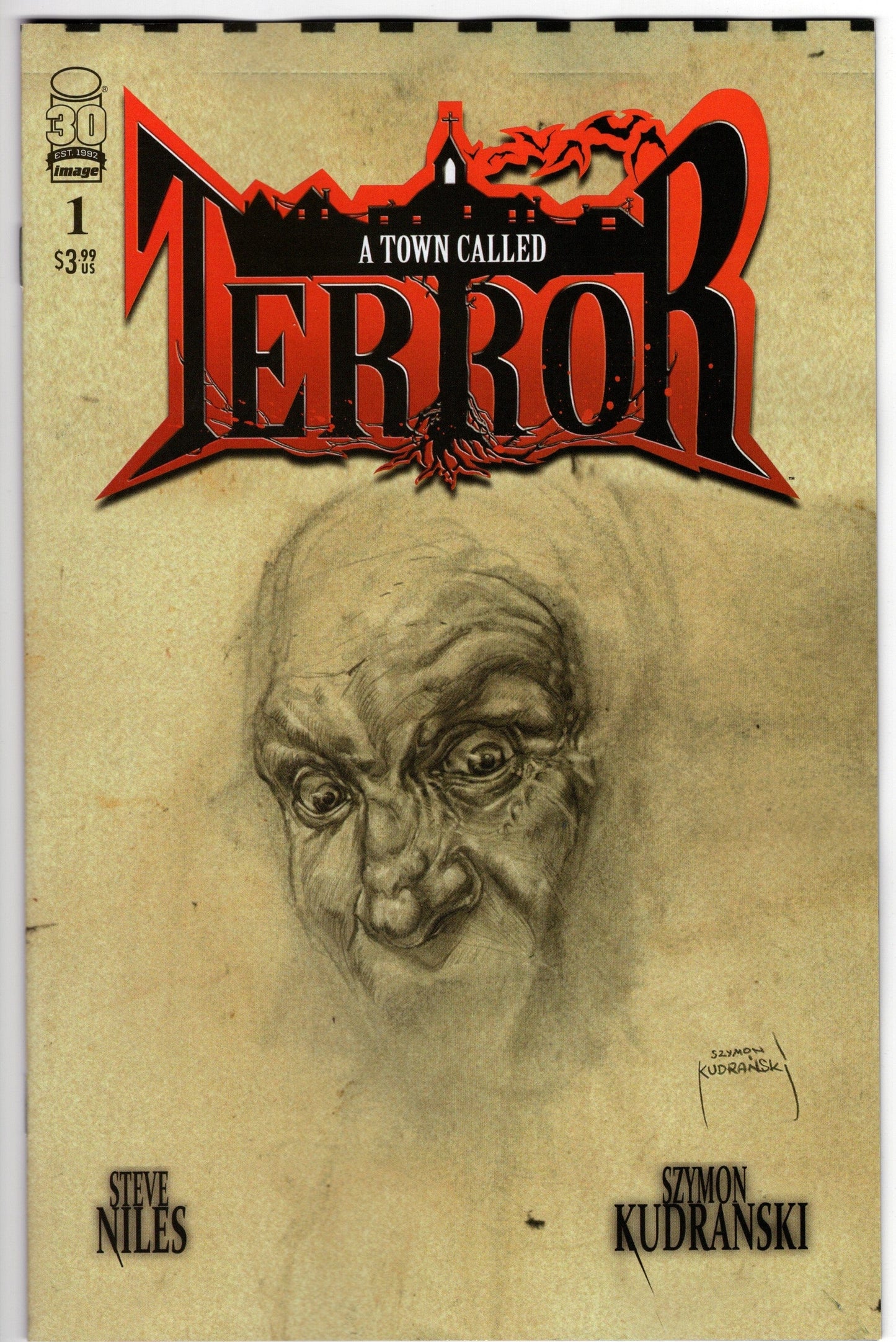 IMAGE COMICS COMIC BOOK A TOWN CALLED TERROR #1 Thank You Variant
