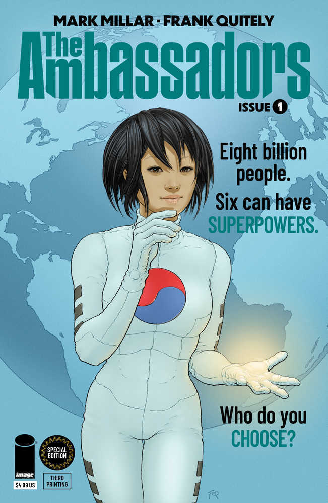 IMAGE COMICS COMIC BOOK Ambassadors #1 (Of 6) 3RD Printing Special Edition (Mature)