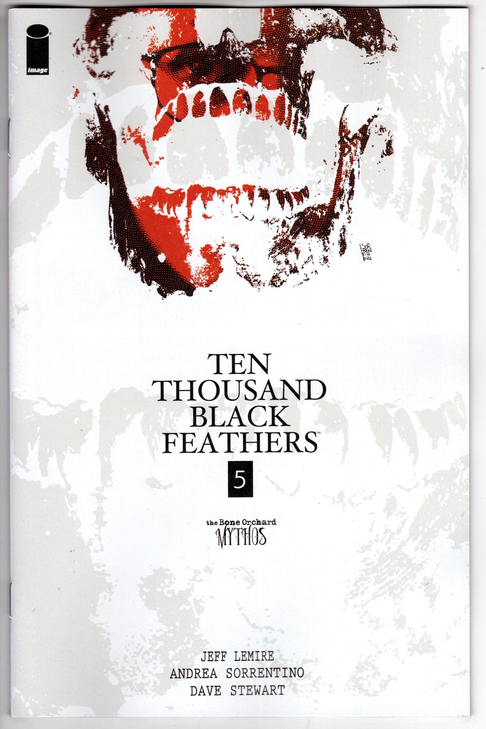 IMAGE COMICS COMIC BOOK Bone Orchard Black Feathers #5 (Of 5) Cover A Sorrentino (Mature)