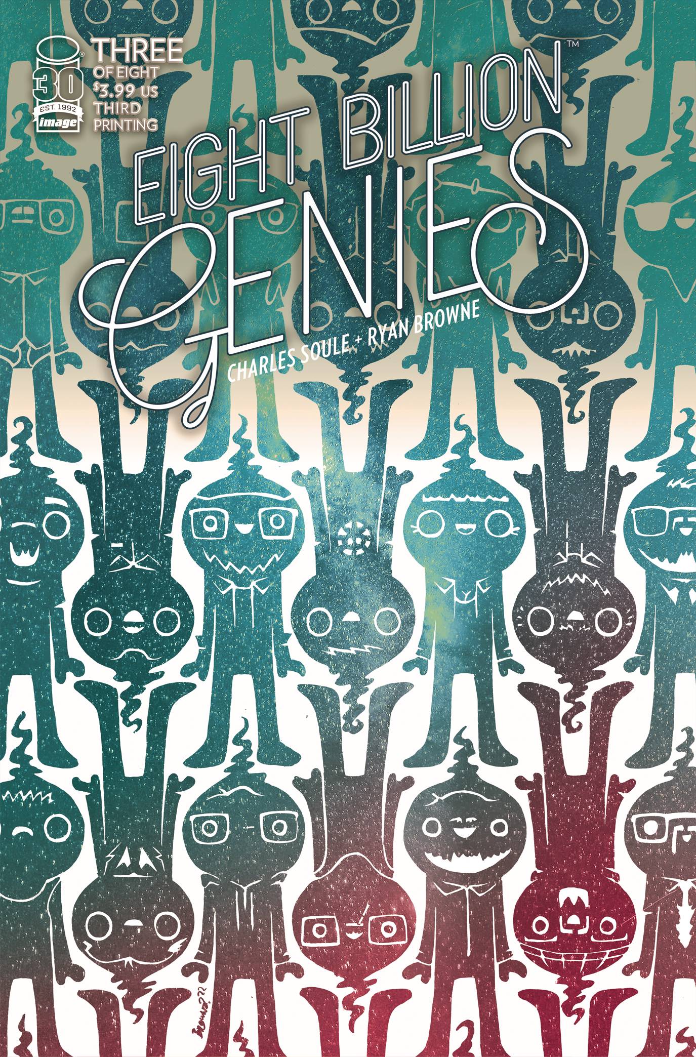 IMAGE COMICS COMIC BOOK EIGHT BILLION GENIES #3 (OF 8) 3RD PTG (MR)