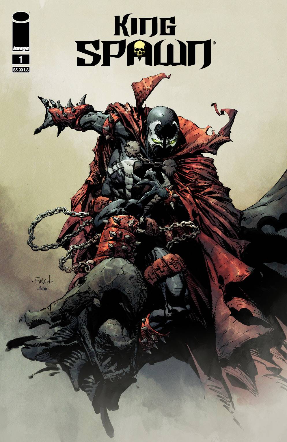 IMAGE COMICS COMIC BOOK KING SPAWN #1 CVR C FINCH