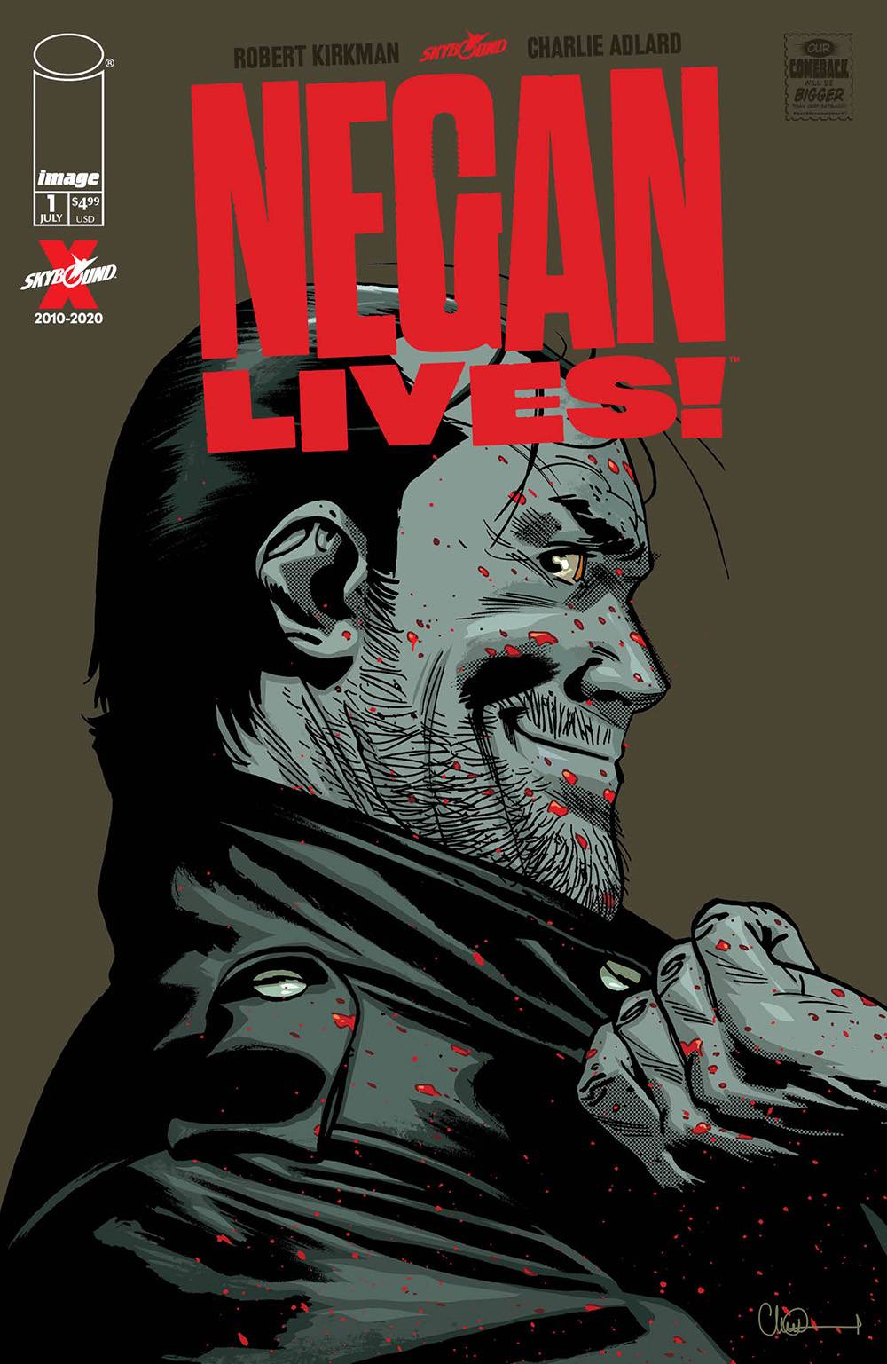 IMAGE COMICS COMIC BOOK NEGAN LIVES #1 (MR) NM