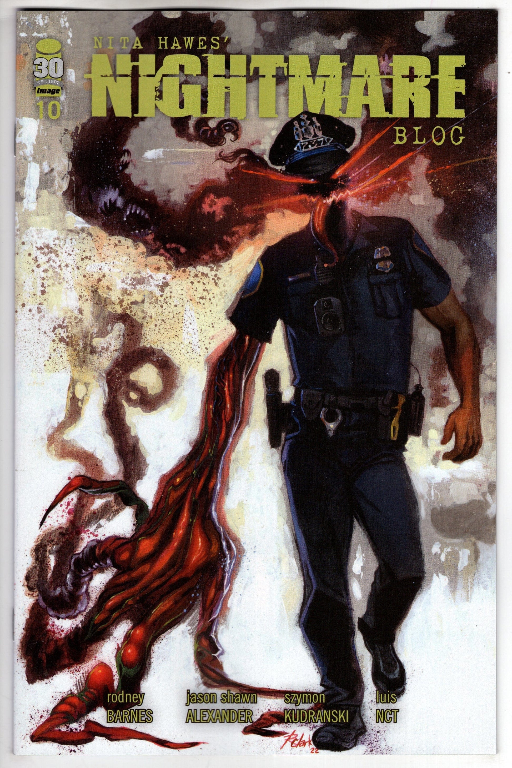 IMAGE COMICS COMIC BOOK Nita Hawes Nightmare Blog #10 Cover B Clark (Mature)