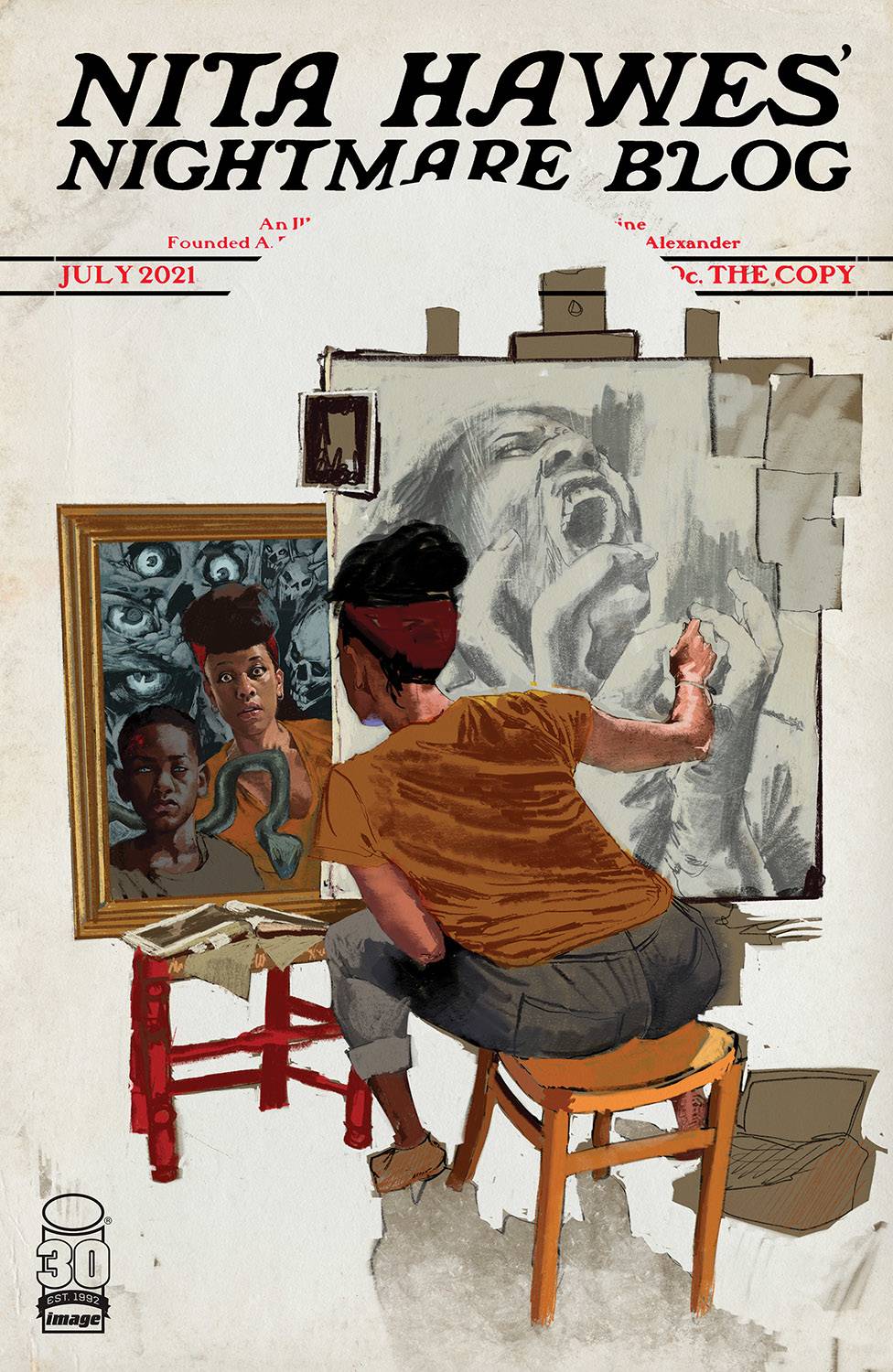 IMAGE COMICS COMIC BOOK NITA HAWES NIGHTMARE BLOG #6 CVR B ALEXANDER (MR)