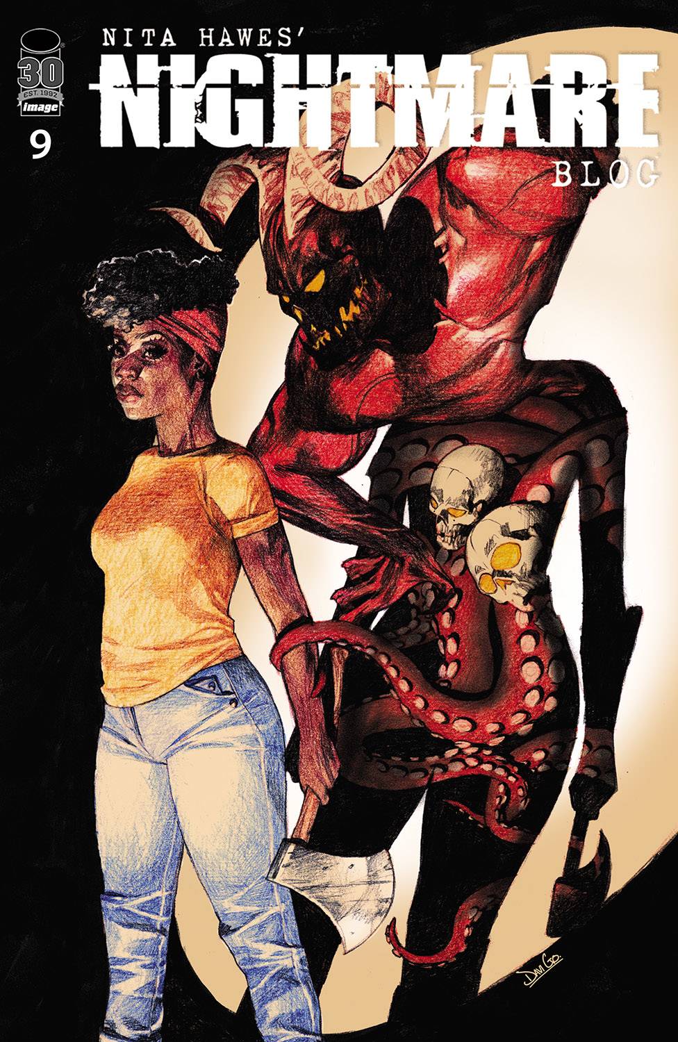IMAGE COMICS COMIC BOOK NITA HAWES NIGHTMARE BLOG #9 CVR B GO (MR)