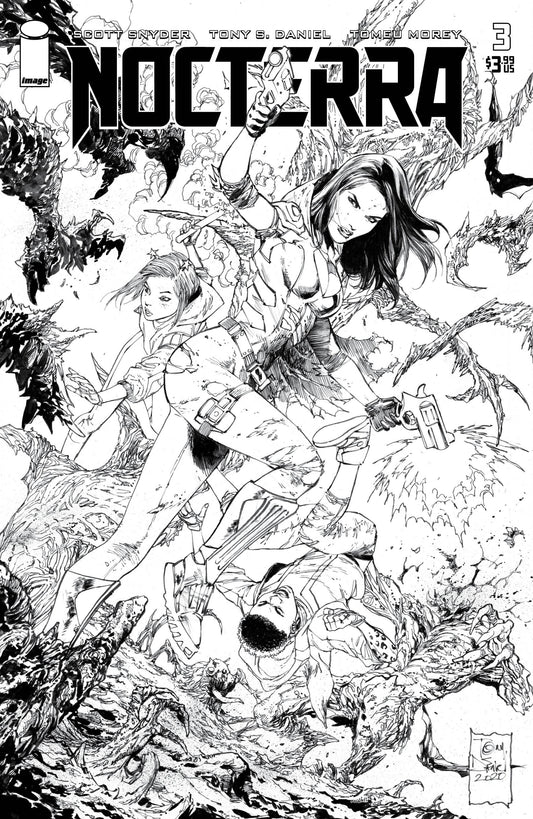 IMAGE COMICS COMIC BOOK NOCTERRA #3 CVR D 10 COPY INCV DANIEL B&W (MR)
