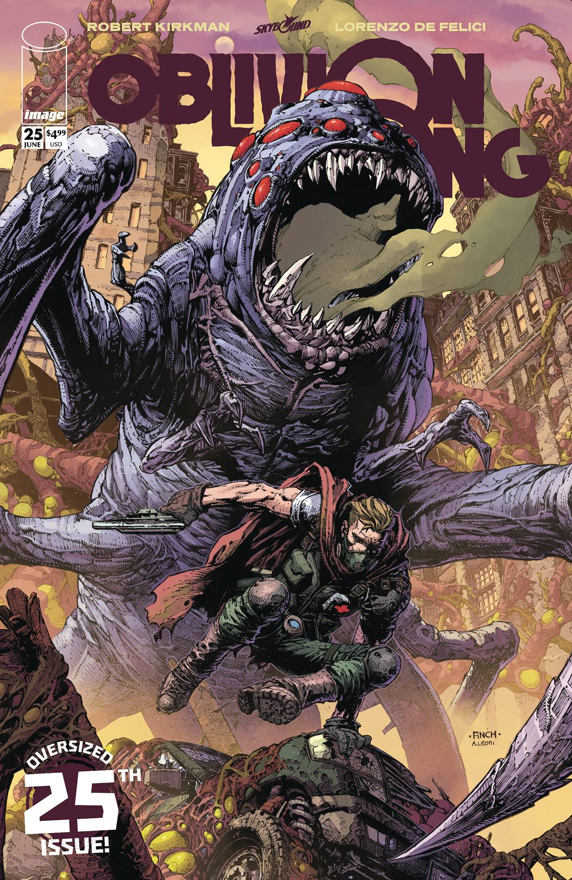 IMAGE COMICS COMIC BOOK OBLIVION SONG #25 CVR B FINCH & LEONI OBLIVION SONG#25
