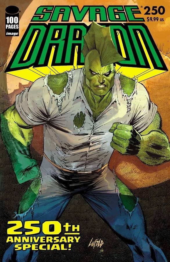 IMAGE COMICS COMIC BOOK SAVAGE DRAGON #250 CVR C LIEFELD (MR)