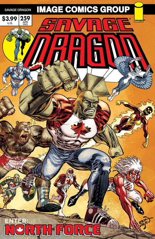 IMAGE COMICS COMIC BOOK SAVAGE DRAGON #259 CVR B RETRO 70S TRADE DRESS (MR)