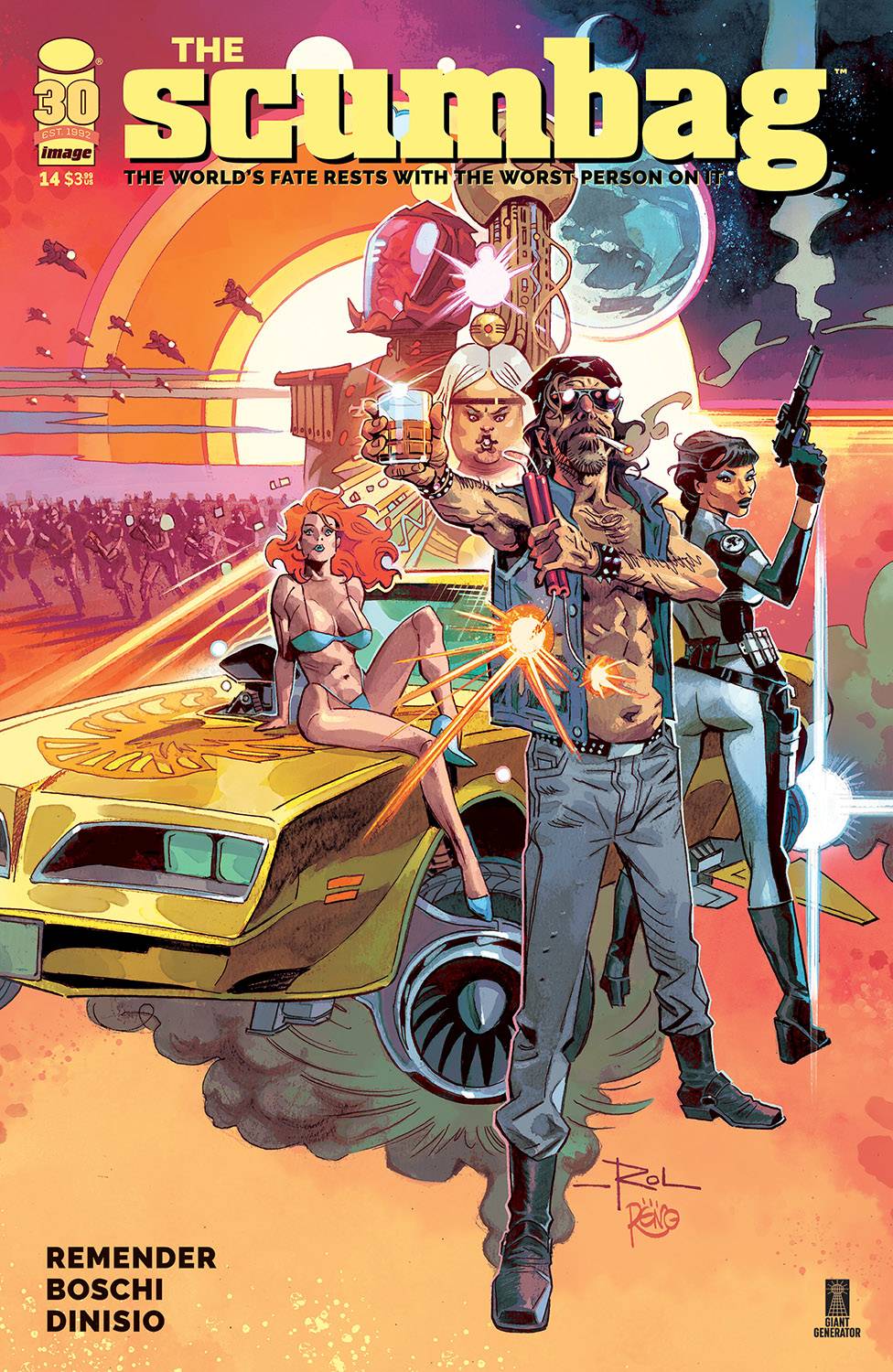 IMAGE COMICS COMIC BOOK SCUMBAG #14 CVR A BOSCHI & DINISIO (MR)