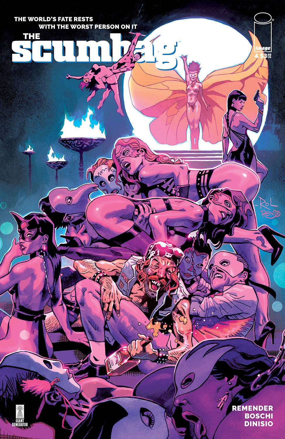 IMAGE COMICS COMIC BOOK SCUMBAG #4 CVR A BOSCHI & DINISIO