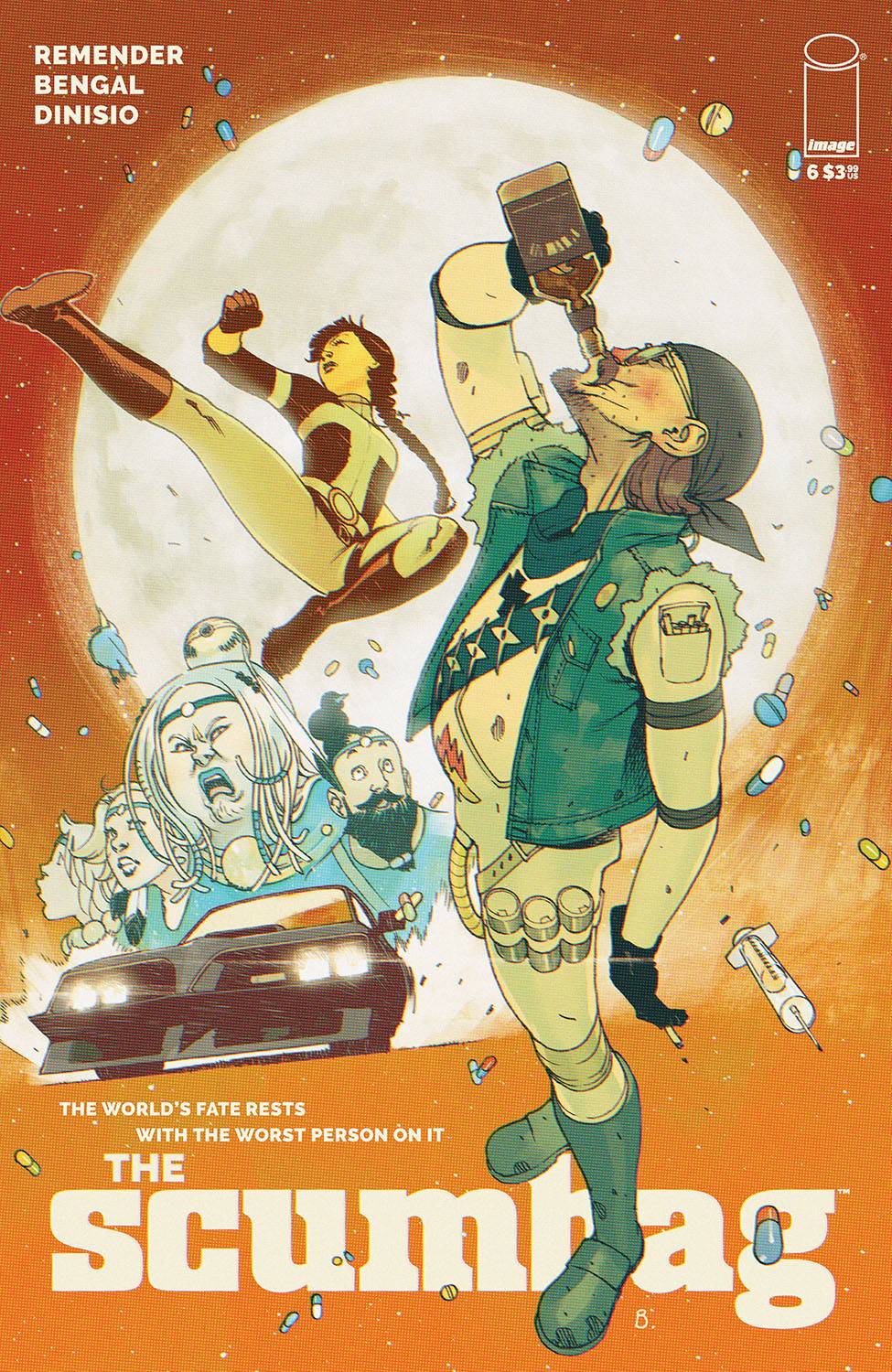 IMAGE COMICS COMIC BOOK SCUMBAG #6 CVR A BENGAL (MR)