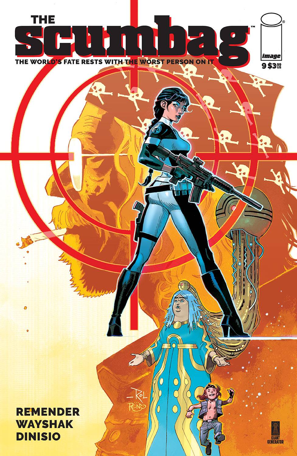 IMAGE COMICS COMIC BOOK SCUMBAG #9 CVR A BOSCHI & DINISIO (MR)