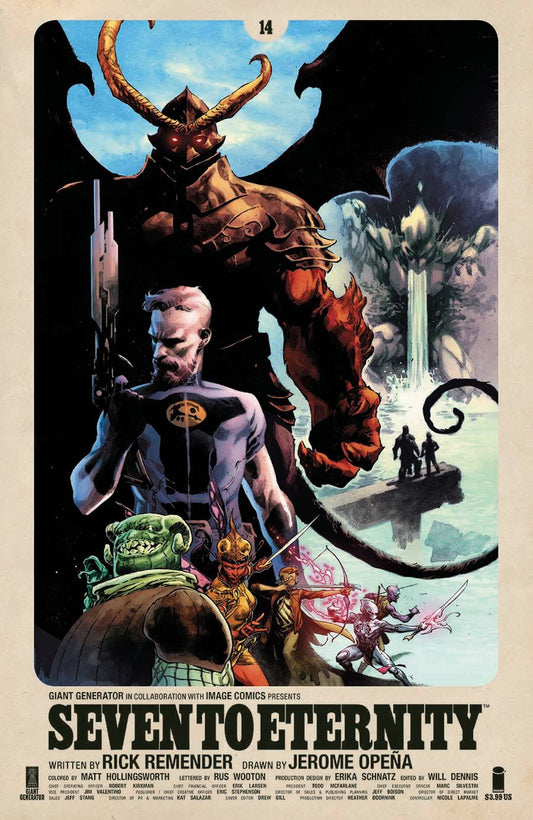 IMAGE COMICS comic book SEVEN TO ETERNITY #14 CVR A OPENA & HOLLINGSWORTH