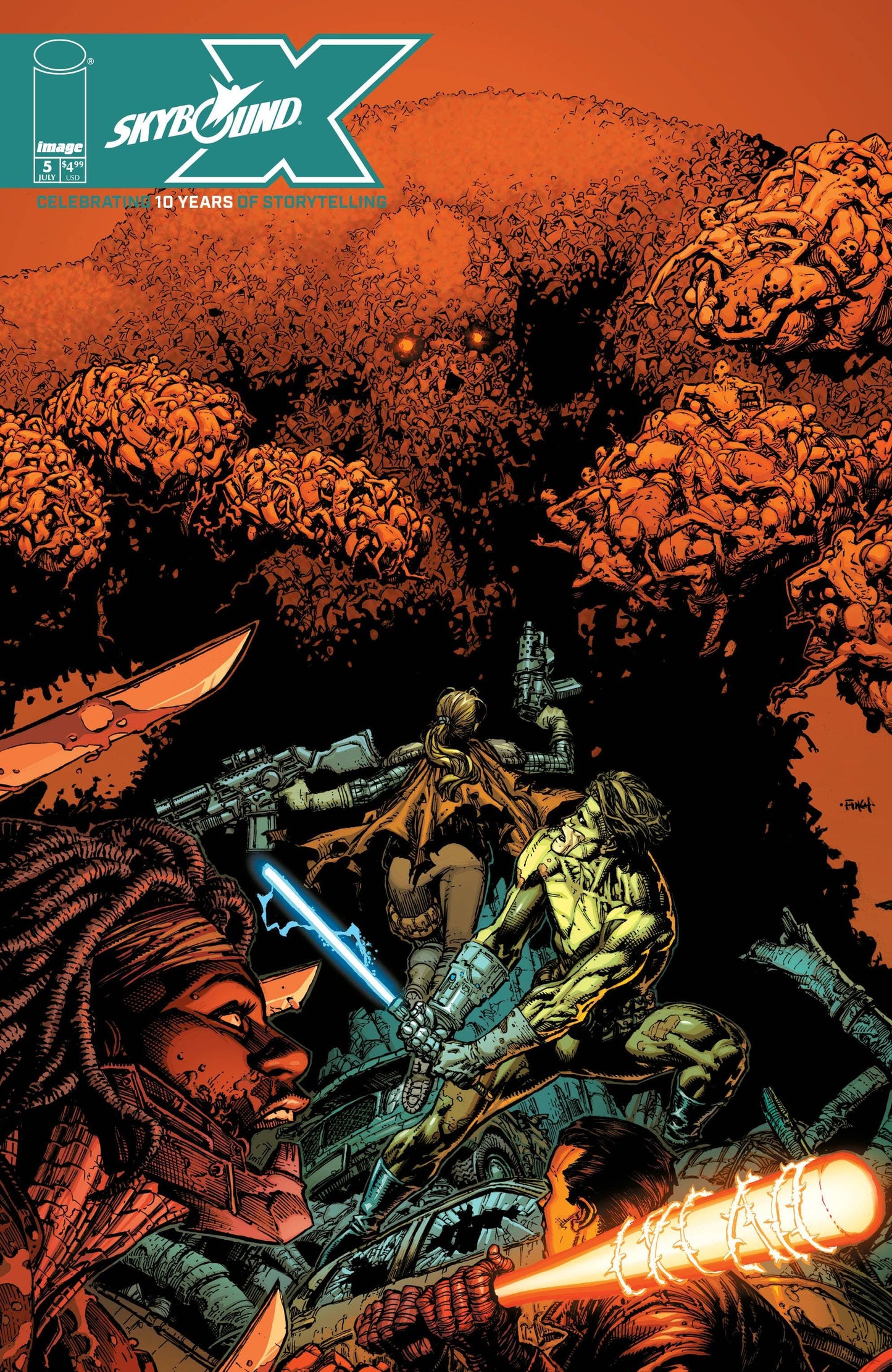 IMAGE COMICS COMIC BOOK SKYBOUND X #5 CVR A FINCH