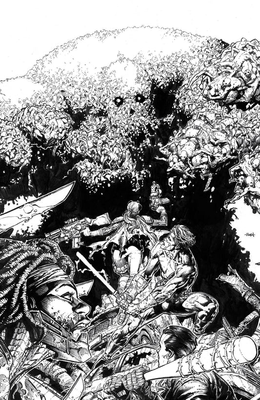 IMAGE COMICS COMIC BOOK SKYBOUND X #5 CVR F 25 COPY INCV B&W FINCH