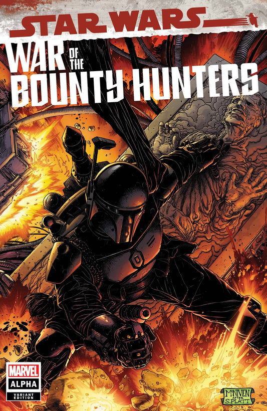 IMAGE COMICS COMIC BOOK STAR WARS WAR BOUNTY HUNTERS ALPHA #1 BLACK ARMOR VAR