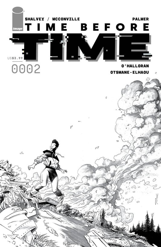 IMAGE COMICS COMIC BOOK TIME BEFORE TIME #2 CVR D 10 COPY INCV SHALVEY B&W (MR)