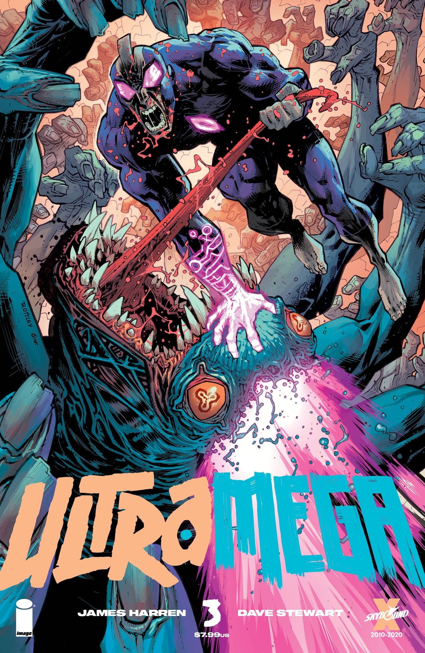 IMAGE COMICS COMIC BOOK ULTRAMEGA BY JAMES HARREN #3 CVR B OTTLEY & MARTIN