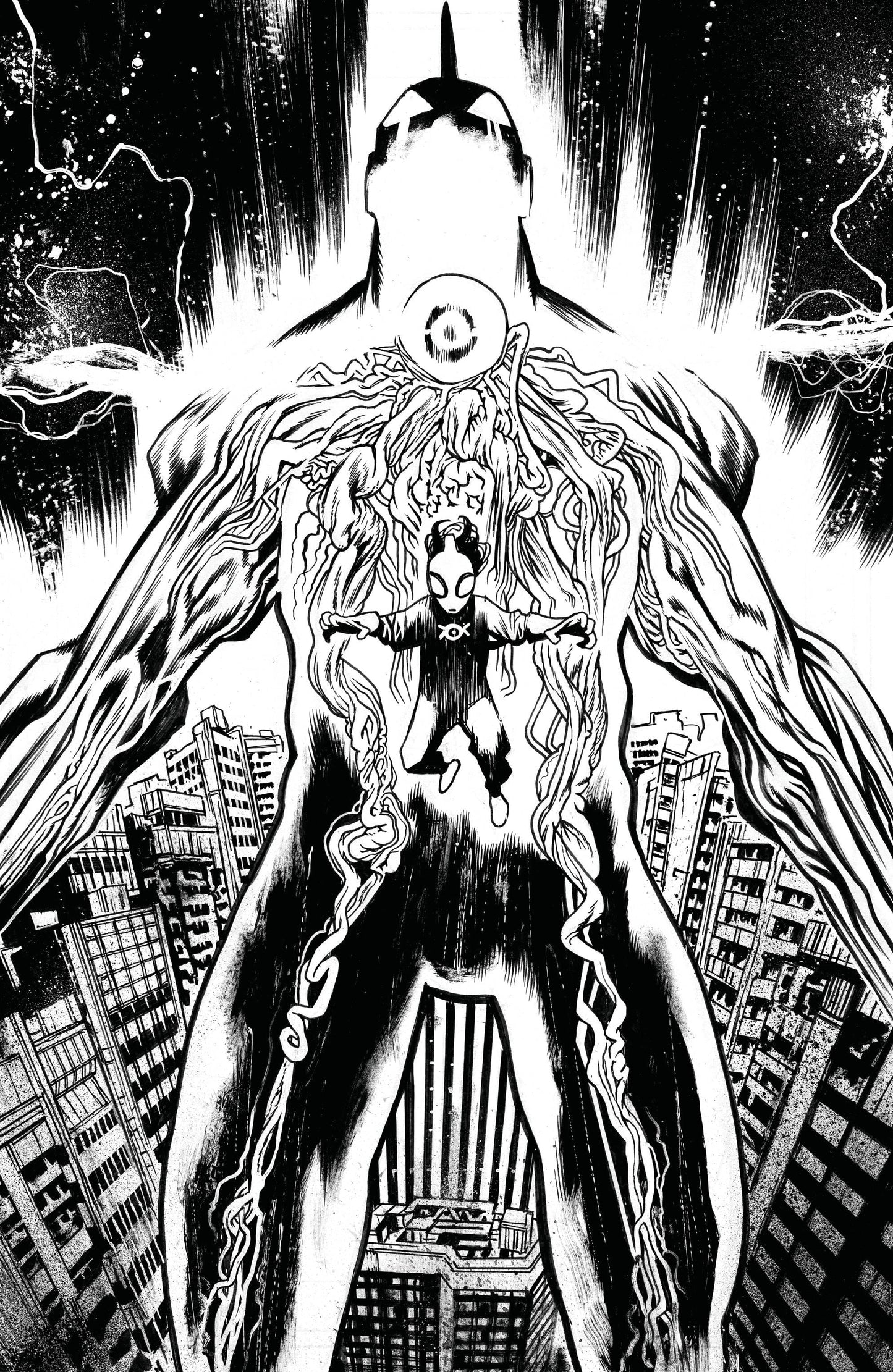 IMAGE COMICS COMIC BOOK ULTRAMEGA BY JAMES HARREN #4 CVR C 5 COPY INCV B&W VIRGIN
