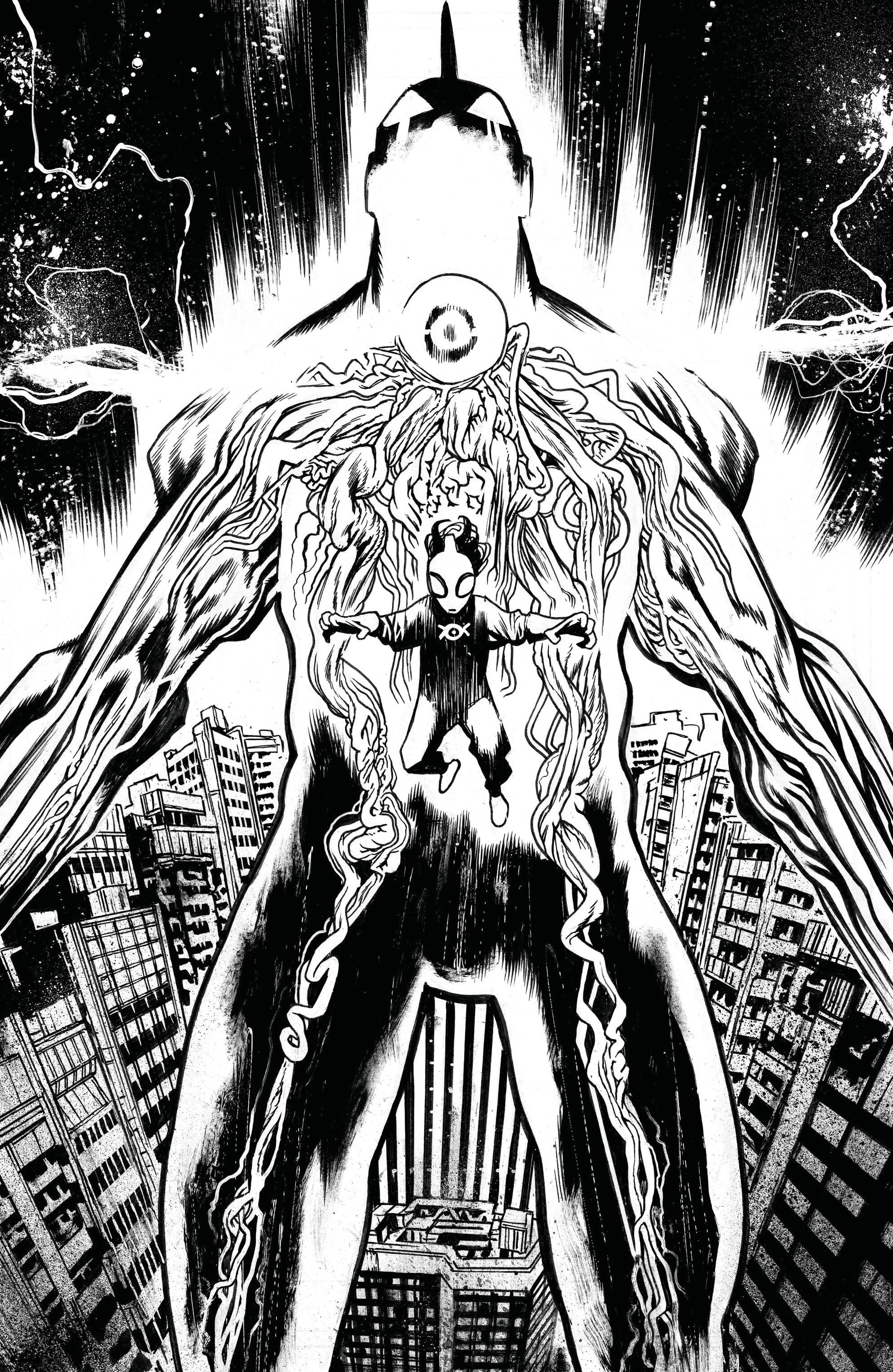IMAGE COMICS COMIC BOOK ULTRAMEGA BY JAMES HARREN #4 CVR C 5 COPY INCV B&W VIRGIN