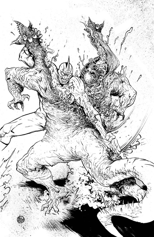IMAGE COMICS COMIC BOOK ULTRAMEGA BY JAMES HARREN #4 CVR D 10 COPY INCV B&W VIRGIN