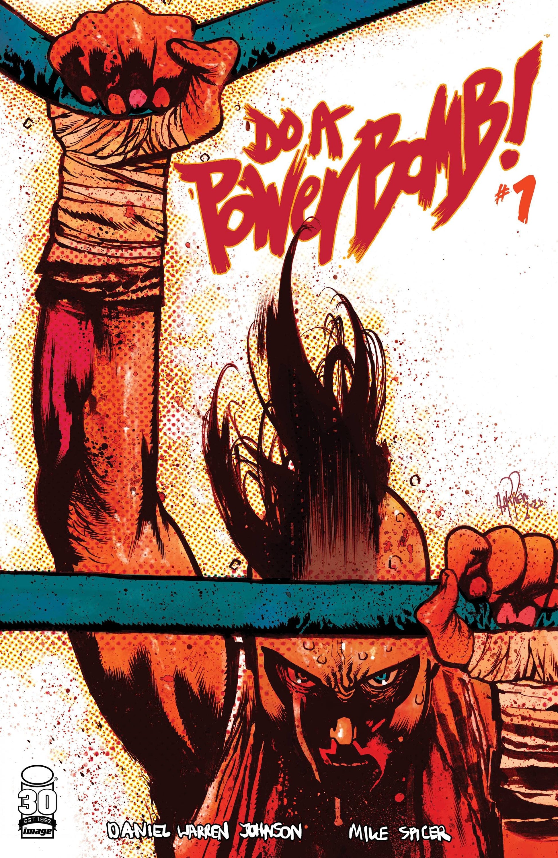 IMAGE COMICS COMIC BOOK VF/NM DO A POWERBOMB #1 (OF 7) CVR B HARREN