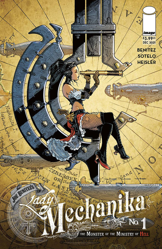 IMAGE COMICS COMIC BOOK VF/NM LADY MECHANIKA MONSTER OF MINISTRY #1 (OF 4) CVR B VATINE