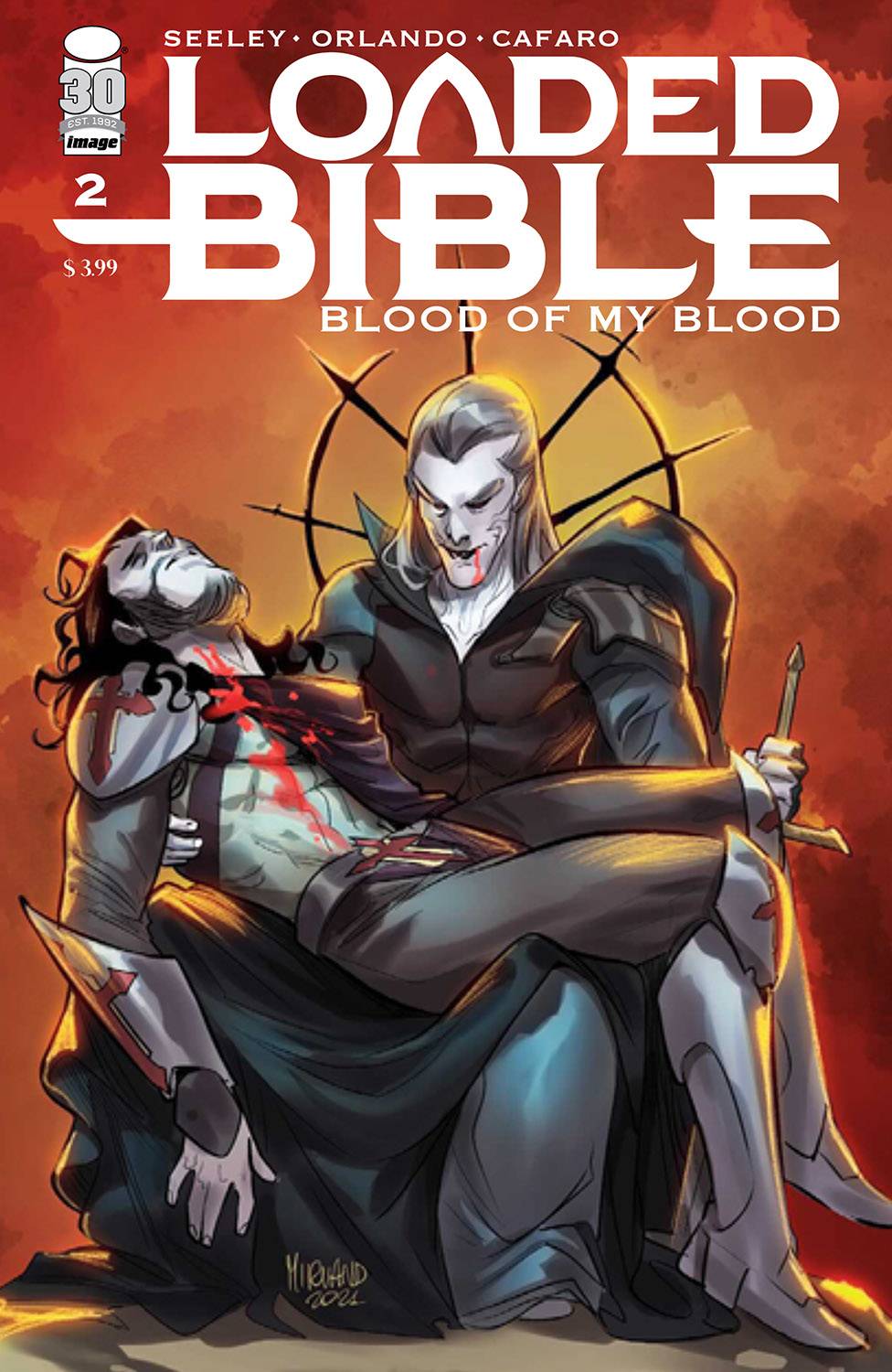 IMAGE COMICS COMIC BOOK VF/NM LOADED BIBLE BLOOD OF MY BLOOD #2 (OF 6) CVR A ANDOLFO (MR)