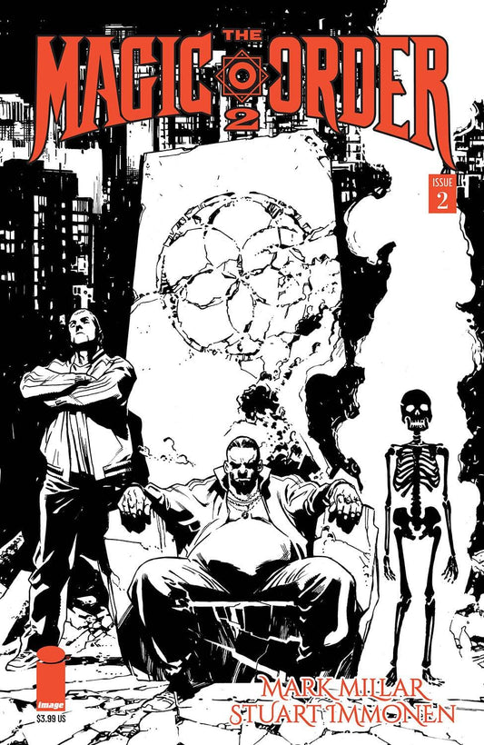 IMAGE COMICS COMIC BOOK VF/NM MAGIC ORDER 2 #2 (OF 6) CVR B IMMONEN B&W (MR)