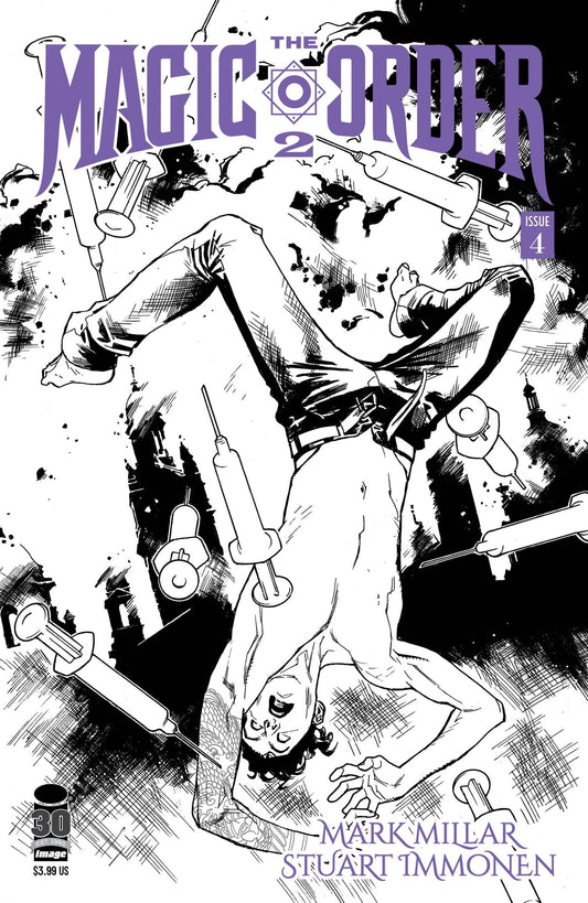 IMAGE COMICS COMIC BOOK VF/NM MAGIC ORDER 2 #4 (OF 6) CVR B IMMONEN B&W (MR)