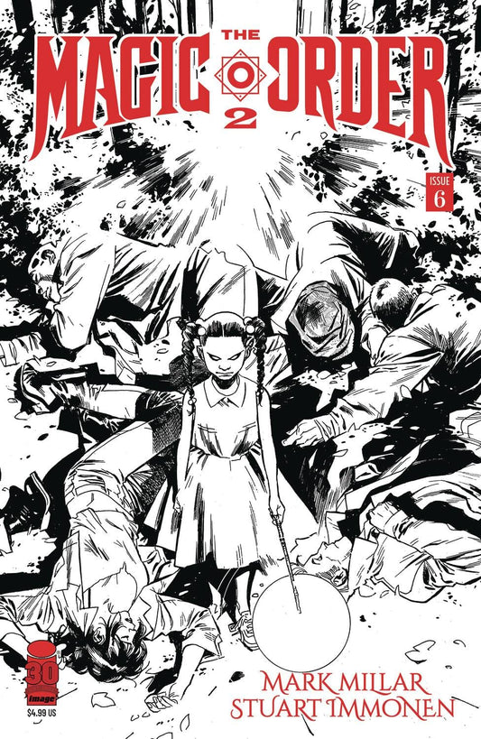 IMAGE COMICS COMIC BOOK VF/NM MAGIC ORDER 2 #6 (OF 6) CVR B IMMONEN B&W (MR)