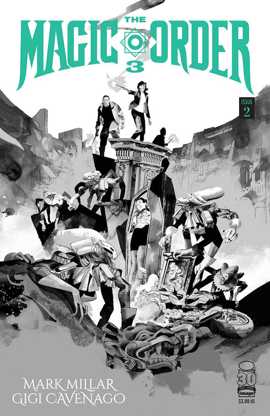 IMAGE COMICS COMIC BOOK VF/NM MAGIC ORDER 3 #2 (OF 6) CVR B CAVENAGO B&W (MR)